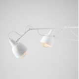 ALDEX 1002D | Soho-AL Aldex falikar lámpa vezeték kapcsoló elforgatható alkatrészek 2x E27 fehér