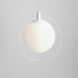 ALDEX 1049G | Aura-AL Aldex függeszték lámpa 1x E27 fehér, opál