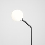 ALDEX 1064B1 | Pure-AL Aldex asztali lámpa 62cm vezeték kapcsoló 1x E14 fekete, opál