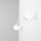 ALDEX 1064D | Pure-AL Aldex falikar lámpa 2x E14 fehér, opál