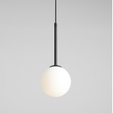 ALDEX 1087XXS1 | Bosso Aldex függeszték lámpa gömb 1x E14 fekete, opál
