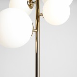 ALDEX 1091A30 | Bloom-AL Aldex álló lámpa 161cm taposókapcsoló 2x E27 + 2x E14 arany, opál