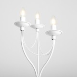 ALDEX 397B_D | Roza Aldex asztali lámpa 63cm vezeték kapcsoló 3x E14 fehér