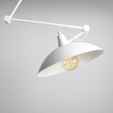 ALDEX 808PL_G | Melos Aldex fali, mennyezeti lámpa elforgatható alkatrészek 1x E27 fehér