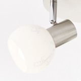 BRILLIANT 10534/05 | BonaB Brilliant spot lámpa elforgatható alkatrészek 3x E14 szatén nikkel, fehér