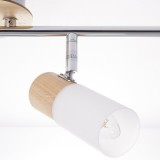 BRILLIANT 51432/50 | Babsan Brilliant spot lámpa elforgatható alkatrészek 4x E14 fa., fehér