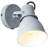 BRILLIANT 76311/70 | Bogart Brilliant falikar lámpa kapcsoló elforgatható alkatrészek 1x E14 beton