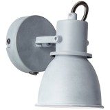 BRILLIANT 76311/70 | Bogart Brilliant falikar lámpa kapcsoló elforgatható alkatrészek 1x E14 beton