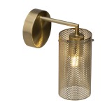 BRILLIANT 90060/18 | Gracian Brilliant falikar lámpa 1x G9 súrolt arany