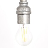 BRILLIANT 93707/43 | Pipe Brilliant fali lámpa vezeték kapcsoló 1x E27 antikolt cink