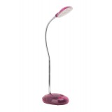 BRILLIANT G92927/17 | Timmi Brilliant asztali lámpa 32cm kapcsoló elforgatható alkatrészek 1x LED 100lm 6000K pink