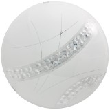 BRILLIANT G96866/85 | Pinola Brilliant fali, mennyezeti lámpa 1x LED 1200lm 4000K fehér, áttetsző
