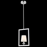 COSMOLIGHT P01007CH-WH | London-COS Cosmolight függeszték lámpa állítható magasság 1x E14 króm, fehér