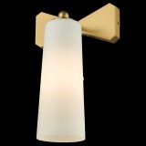 COSMOLIGHT W01176BR | Bow-COS Cosmolight falikar lámpa 1x E27 sárgaréz, opál