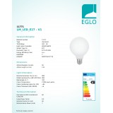 EGLO 11771 | E27 Eglo LED fényforrás lámpa