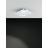 EGLO 39134 | Brea Eglo fali, mennyezeti lámpa szabályozható fényerő, elforgatható fényforrás 2x LED 960lm 3000K fehér, áttetsző, szatén