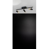 EGLO 39146 | Tomares Eglo spot lámpa szabályozható fényerő, elforgatható alkatrészek 3x LED 1440lm 3000K fekete, sárgaréz