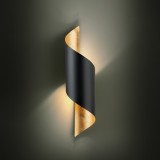 EGLO 39654 | Jabaloyas-Prebone Eglo fali lámpa 1x E27 fekete, arany