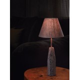 EGLO 49306 | Vintage-1+1 Eglo asztali lámpa - búra nélkül 39,5cm vezeték kapcsoló 1x E14 antikolt szürke