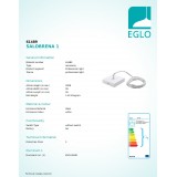 EGLO 61489 | Eglo tápcsatlakozó alkatrész fehér
