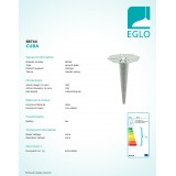 EGLO 88744 | Eglo alkatrész kiegészítő cinkezett