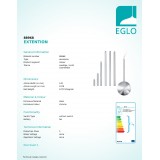 EGLO 88968 | Eglo kábelcsatorna kiegészítő króm