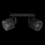 EGLO 900741 | Segovia Eglo spot lámpa elforgatható alkatrészek 2x E27 fekete