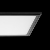 EGLO 900821 | Salobrena-1 Eglo mennyezeti LED panel téglalap 1x LED 4700lm 4000K fekete, opál
