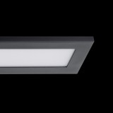 EGLO 900822 | Salobrena-1 Eglo mennyezeti LED panel téglalap 1x LED 4700lm 4000K fekete, opál