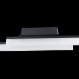 EGLO 900844 | Palmital Eglo mennyezeti lámpa 2x LED 2700lm 3000K IP44 fekete, szatén