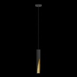 EGLO 900872 | Barbotto Eglo függeszték lámpa rúd 1x GU10 345lm 3000K fekete, arany