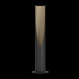 EGLO 900876 | Barbotto Eglo asztali lámpa rúd 39,5cm vezeték kapcsoló 1x GU10 345lm 3000K fekete, sötét fa