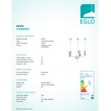 EGLO 97079 | Chango Eglo beépíthető lámpa kerek 3 darabos szett Ø32mm 3x LED 300lm 3000K IP44 fehér