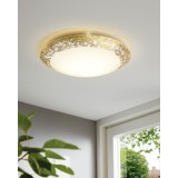 EGLO 98023 | Montenovo Eglo fali, mennyezeti lámpa kerek 1x LED 1500lm 3000K fehér, arany