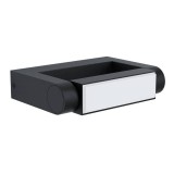 EGLO 98707 | Brianza Eglo fali lámpa elforgatható alkatrészek 1x LED 500lm 3000K IP44 fekete, fehér