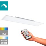 EGLO 98767 | Salobrena-B Eglo mennyezeti RGB-TW LED panel téglalap távirányító szabályozható fényerő, állítható színhőmérséklet, színváltós 1x LED 4200lm 2700 <-> 6500K fehér, opál