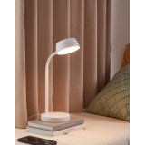 EGLO 99334 | Cabales Eglo asztali lámpa 34cm kapcsoló flexibilis 1x LED 500lm 3000K fehér, fekete