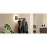 EGLO 99595 | Cartignano Eglo fali, fogas lámpa vezeték kapcsoló 1x LED 920lm 3000K fekete, fehér