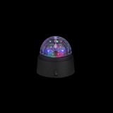 GLOBO 28014 | Disco Globo asztali lámpa 9cm kapcsoló 6x LED fekete, többszínű
