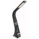 GLOBO 58335 | Sophieg Globo asztali lámpa 50,5cm fényerőszabályzós érintőkapcsoló szabályozható fényerő, állítható színhőmérséklet, flexibilis, USB csatlakozó 1x LED 300lm 3000 - 4500 - 5800K króm, szürke