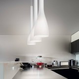 IDEAL LUX 035697 | Flut Ideal Lux függeszték lámpa - FLUT SP1 SMALL BIANCO - 1x E14 fehér