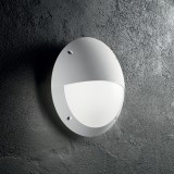 IDEAL LUX 096681 | Lucia-IL Ideal Lux fali lámpa - LUCIA-2 AP1 BIANCO - UV álló műanyag 1x E27 IP66 UV fehér, opál