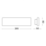 IDEAL LUX 138251 | Desk Ideal Lux függeszték lámpa - DESK AP2 BIANCO - 1x LED 1100lm 3000K matt fehér