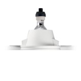 IDEAL LUX 139012 | Samba-IL Ideal Lux beépíthető lámpa - SAMBA ROUND D90 - festhető Ø120mm 120x120mm 1x GU10 fehér