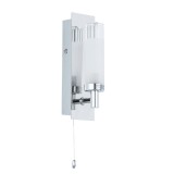 ITALUX MB4910-1B | Santos-IT Italux falikar lámpa húzókapcsoló 1x G9 3000K IP44 fehér, króm