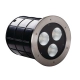 KANLUX 18983 | Turro Kanlux beépíthető lámpa kerek Ø260mm 1x LED 3600lm 4000K IP67 IK10 nemesacél, rozsdamentes acél