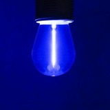 KANLUX 26039 | E27 0,9W Kanlux Edison ST45 LED fényforrás filament - BLUE 8lm 220° IK04