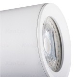 KANLUX 29120 | Laurin Kanlux fali, mennyezeti lámpa elforgatható alkatrészek 1x GU10 fehér