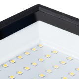 KANLUX 31400 | Grun Kanlux fényvető lámpa téglalap mozgásérzékelő elforgatható alkatrészek 1x LED 4500lm 4000K IP44 fekete
