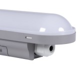 KANLUX 31411 | Dicht-LED Kanlux mennyezeti lámpa - 120 cm 1x LED 3600lm 4000K IP65 szürke, fehér